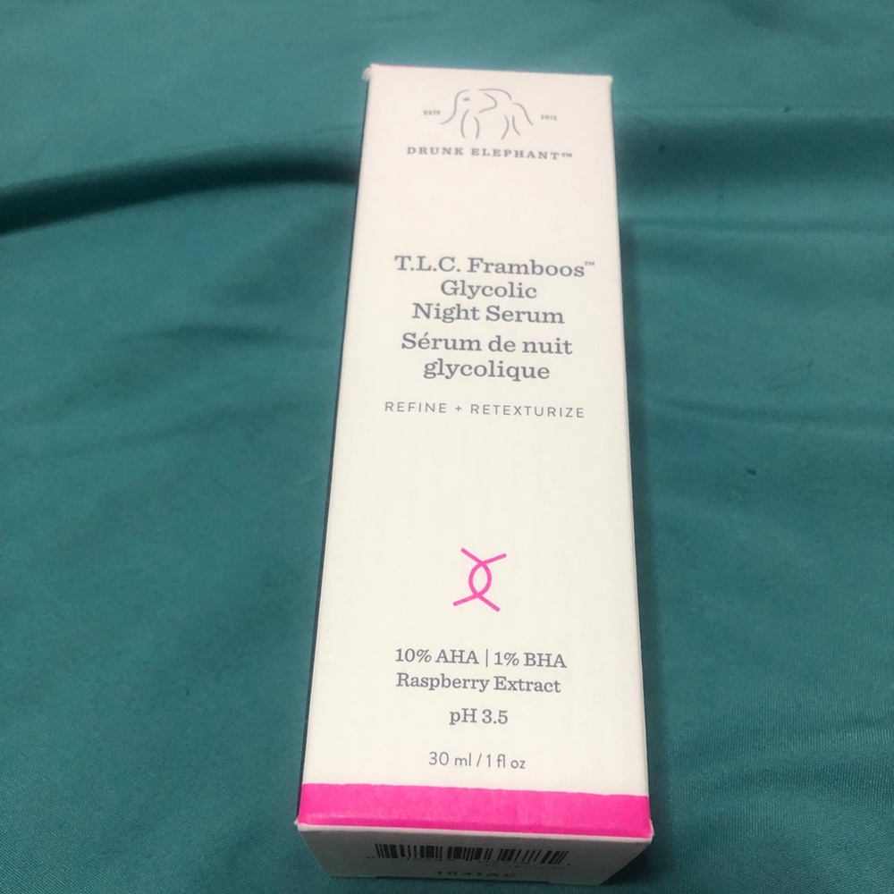 Drunk Elephant T.L.C. Framboos Glycolic Night Serum BNIB - Picture 4 of 5
